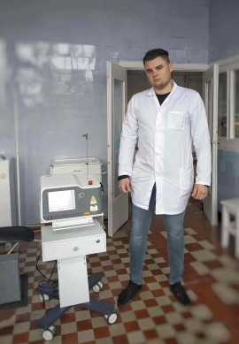 Вітаємо лікарню Одеської області з придбанням двохвильового діодного лазера